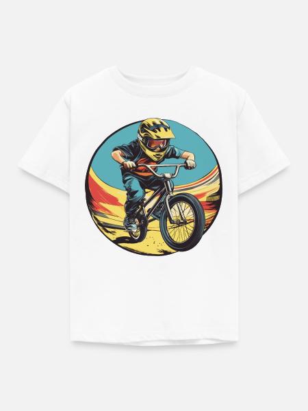 BMX Kind - Kinder T-Shirt - Weiß