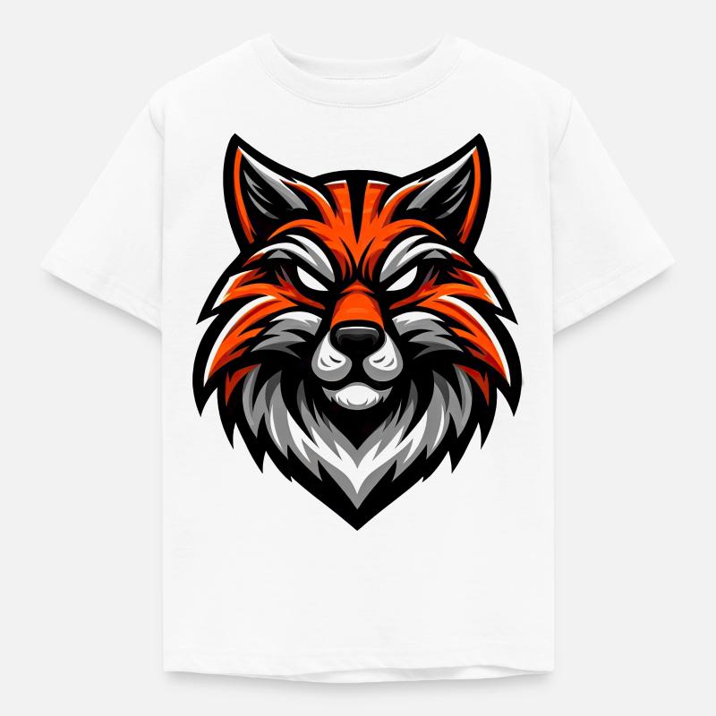 Ingwer Katze Illustration - Kinder T-Shirt - Weiß
