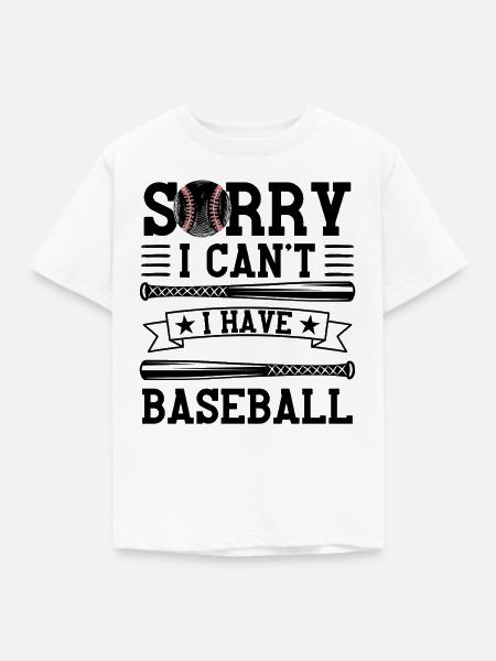 Baseball Spruch Baseballteam Design - Kinder T-Shirt - Weiß