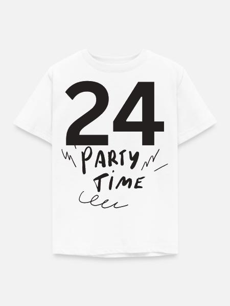 24 - Kinder T-Shirt - Weiß