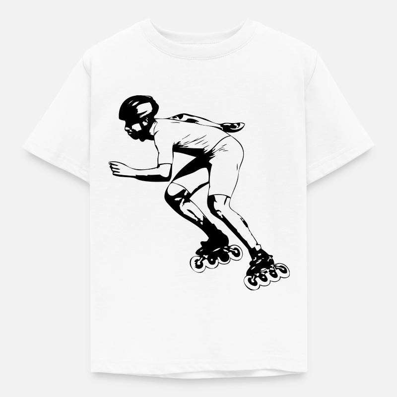 Inline skating - Inline skates - Kinder T-Shirt - Weiß