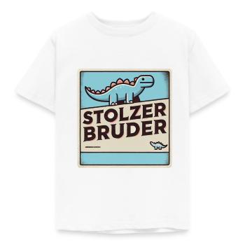 Frère fier - T-shirt Enfant - blanc - Devant - AI Model Kid Male (0cm)