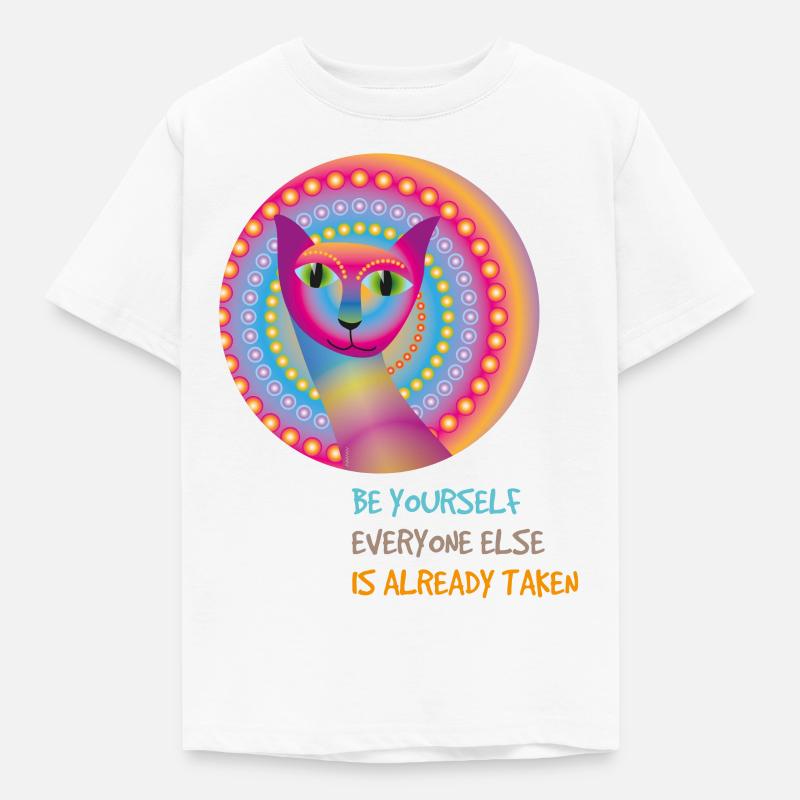 chat 3 - T-shirt Enfant - blanc
