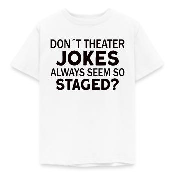 Professeur de théâtre Professeur d’art dramatique - T-shirt Enfant - blanc - Devant - AI Model Kid Male (0cm)