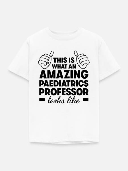 Erstaunlicher Pädiatrie-Professor - Kinder T-Shirt - Weiß