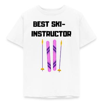 Best Ski Instructor Best Ski Instructor - Kids' T-Shirt - white - Front - AI Model Kid Male (0cm)