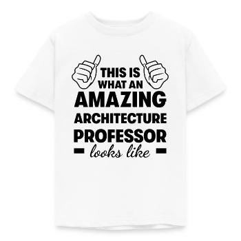 Professeur d’architecture incroyable - T-shirt Enfant - blanc - Devant - AI Model Kid Male (0cm)