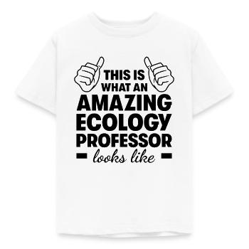 Professeur d’écologie incroyable - T-shirt Enfant - blanc - Devant - AI Model Kid Male (0cm)