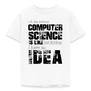 Informatik - Kinder T-Shirt - Weiß - Vorne - AI Model Kid Male (0cm)