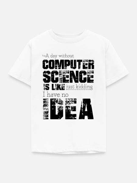 Informatik - Kinder T-Shirt - Weiß