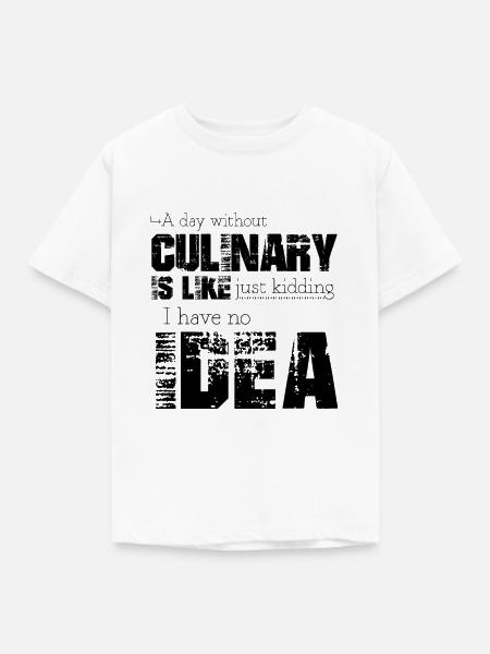 Kulinarisch - Kinder T-Shirt - Weiß