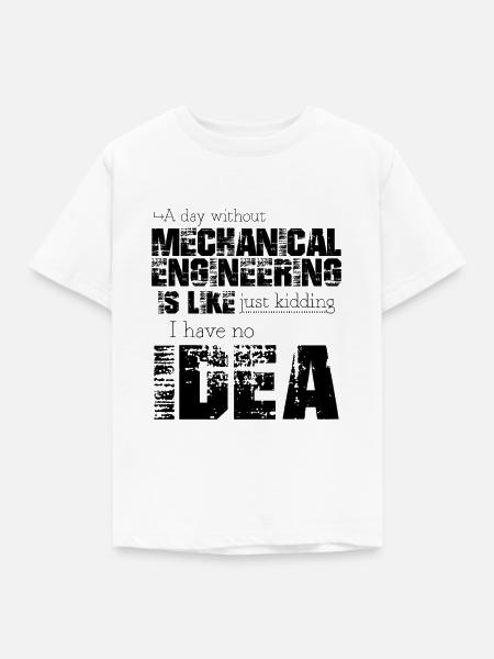 Maschinenbau - Kinder T-Shirt - Weiß