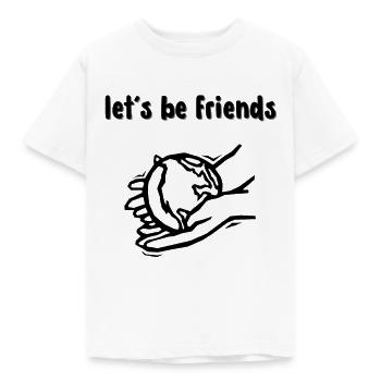 Soyons amis - T-shirt Enfant - blanc - Devant - AI Model Kid Male (0cm)