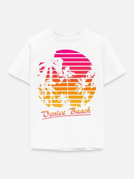 Venice Beach - Kinder T-Shirt - Weiß