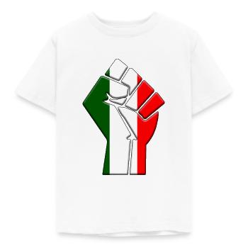 Italie Drapeau Pays italien Fierté Ascendance autochtone - T-shirt Enfant - blanc - Devant - AI Model Kid Male (0cm)