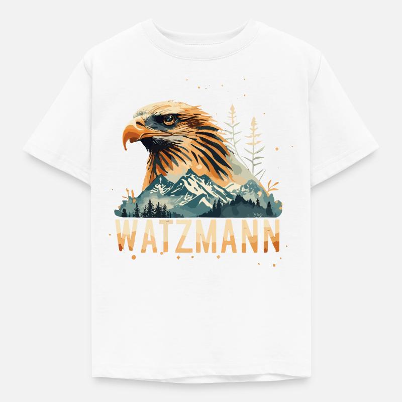Sublime Eagle Bearded Vulture on Mount Watzmann - Kids' T-Shirt - white