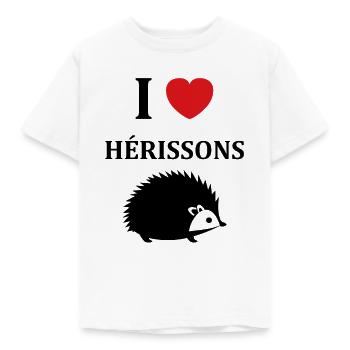 Hérisson - T-shirt Enfant - blanc - Devant - AI Model Kid Male (0cm)
