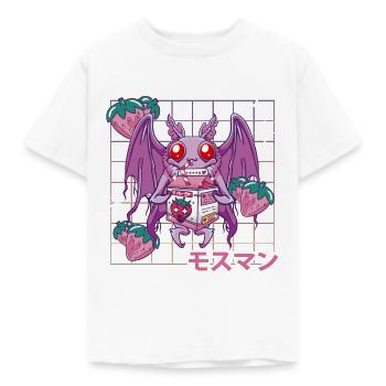 Milk-shake à la fraise Mothman - T-shirt Enfant - blanc - Devant - AI Model Kid Male (0cm)
