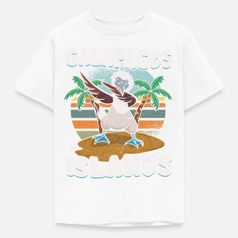 Galapagos Islands - Kinder T-Shirt - Weiß