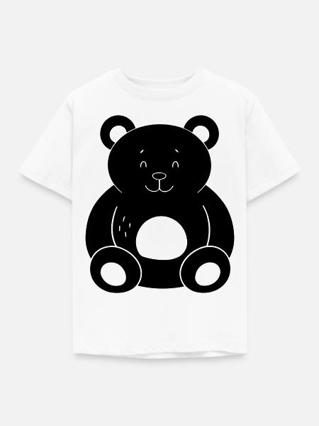Teddybär - Kinder T-Shirt - Weiß