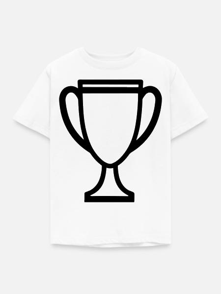 Trophäe - Kinder T-Shirt - Weiß