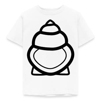 Shell - Kids' T-Shirt - white - Front - AI Model Kid Male (0cm)