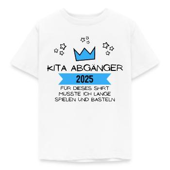 Kinder Kita Abgänger 2025 Kita Absolvent - Kinder T-Shirt - Weiß - Vorne - AI Model Kid Male (0cm)