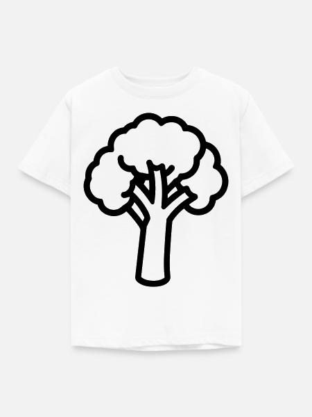 Brokkoli - Kinder T-Shirt - Weiß