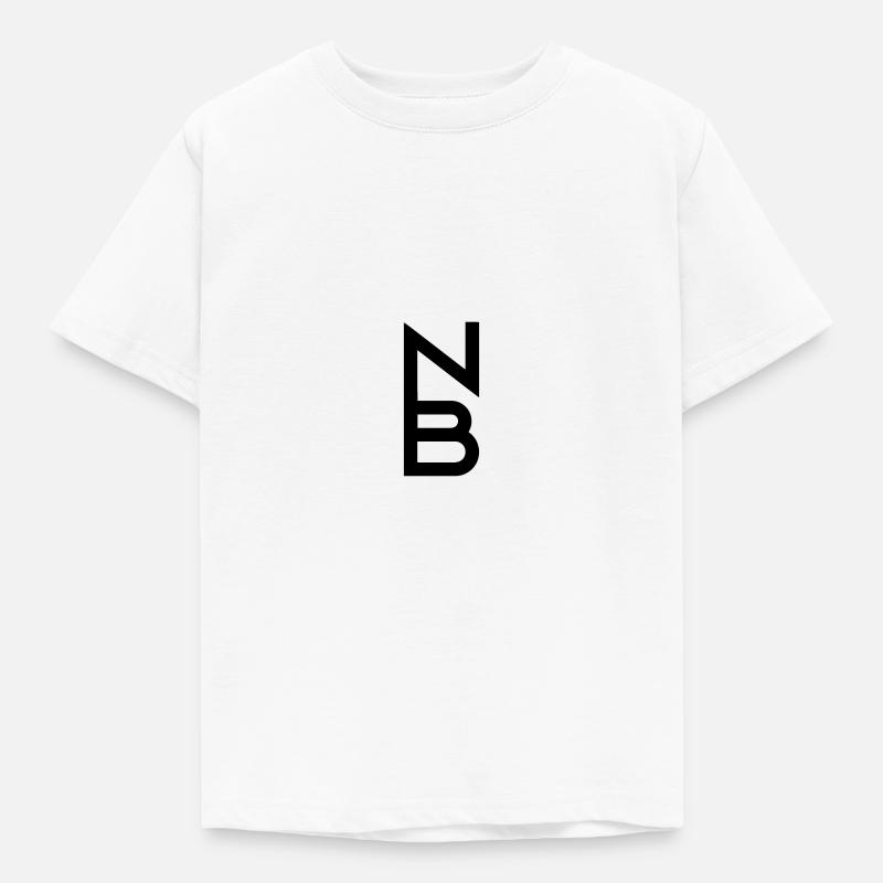 NB - Monogram - Kids' T-Shirt - white