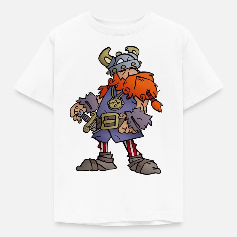 Wikinger Rollo - Kinder T-Shirt - Weiß