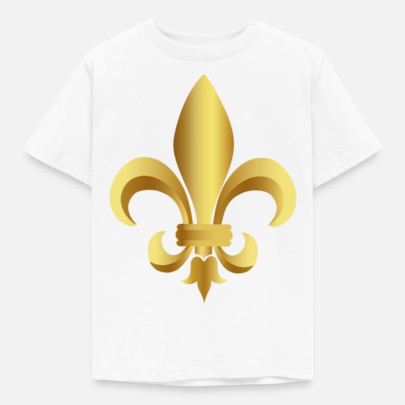 Fleur-de-lis - Kids' T-Shirt - white