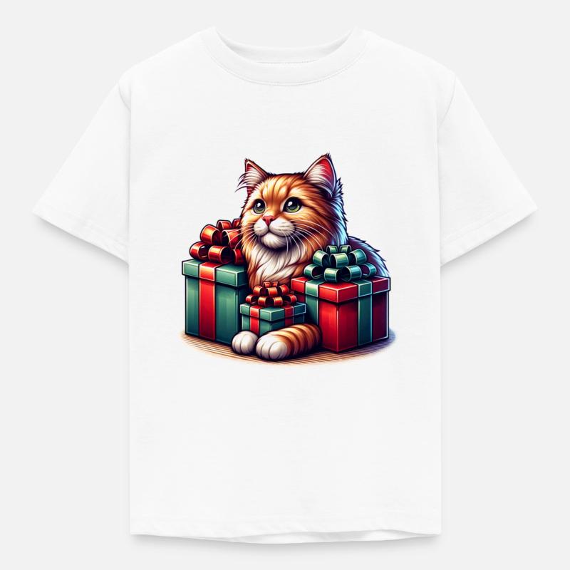 Chat - T-shirt Enfant - blanc
