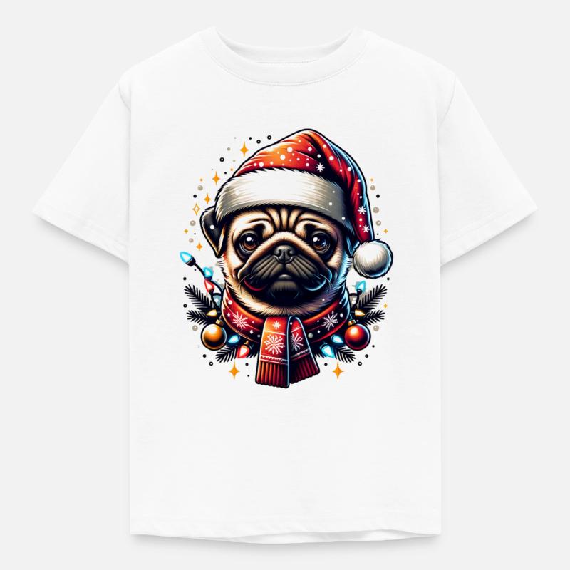 Pug - Kids' T-Shirt - white