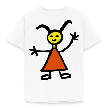 Mädchen - Kinder T-Shirt - Weiß - Vorne - AI Model Kid Male (0cm)