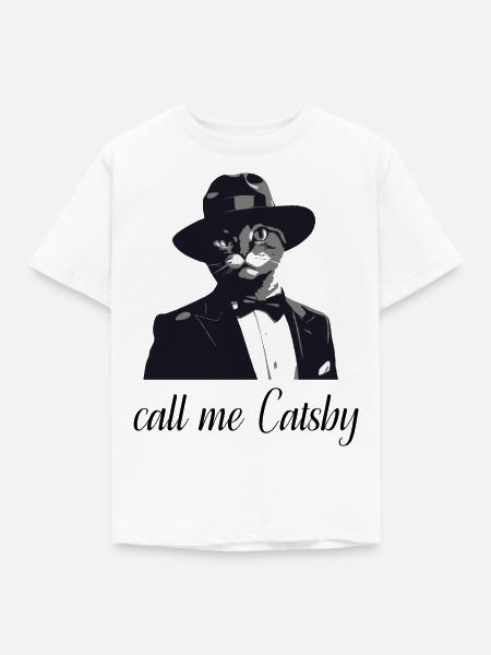 Gangstercat2 - Kinder T-Shirt - Weiß