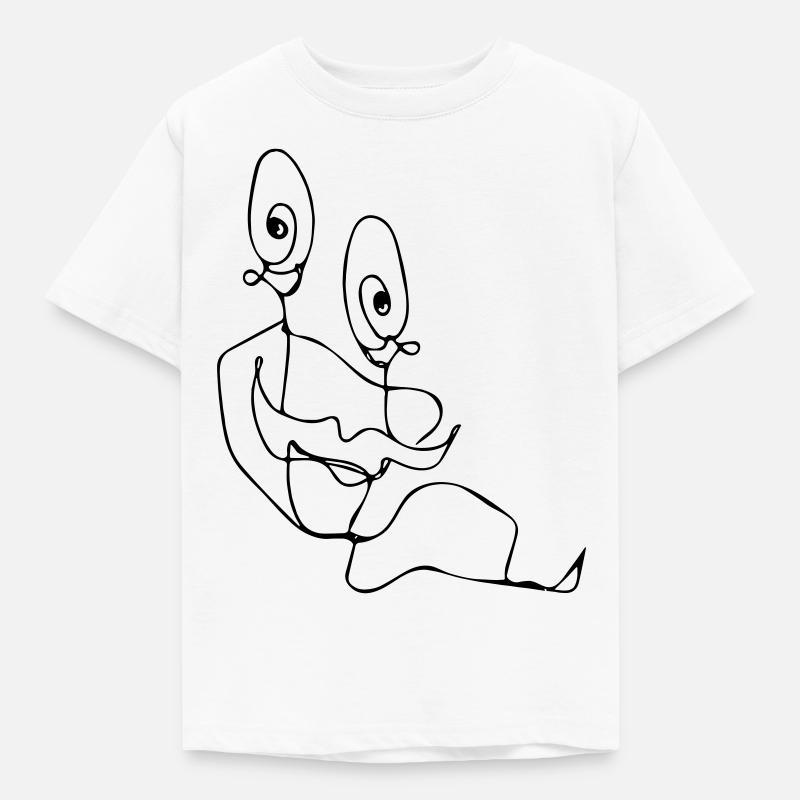 Schleimig - Kinder T-Shirt - Weiß