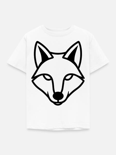Fuchs - Kinder T-Shirt - Weiß