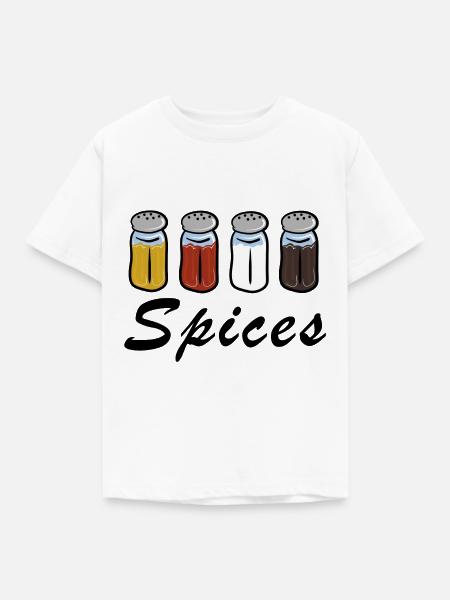 Spices - Kinder T-Shirt - Weiß