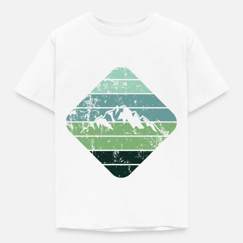 Mountain - Kids' T-Shirt - white