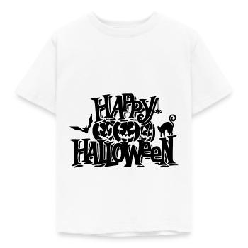 Happy Halloween! - Kids' T-Shirt - white - Front - AI Model Kid Male (0cm)