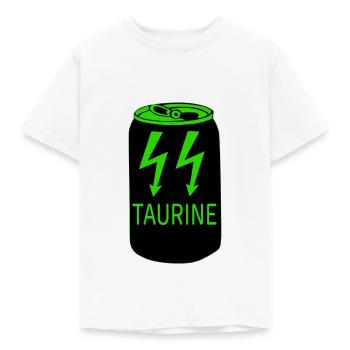 Taurin Drink - Kinder T-Shirt - Weiß - Vorne - AI Model Kid Male (0cm)