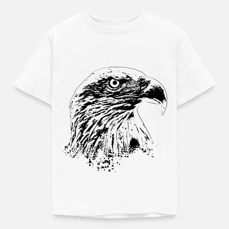 Eagle - Kids' T-Shirt - white