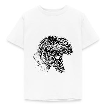 T-Rex - T-shirt Enfant - blanc - Devant - AI Model Kid Male (0cm)