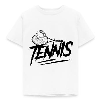 Raquette de tennis sport tennis - T-shirt Enfant - blanc - Devant - AI Model Kid Male (0cm)