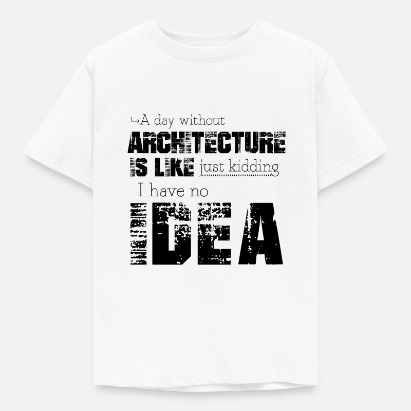 Architecture - Kids' T-Shirt - white