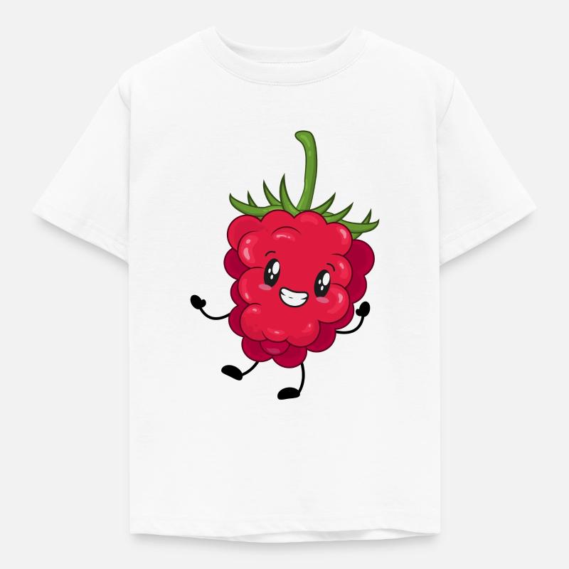 raspberry - Kids' T-Shirt - white