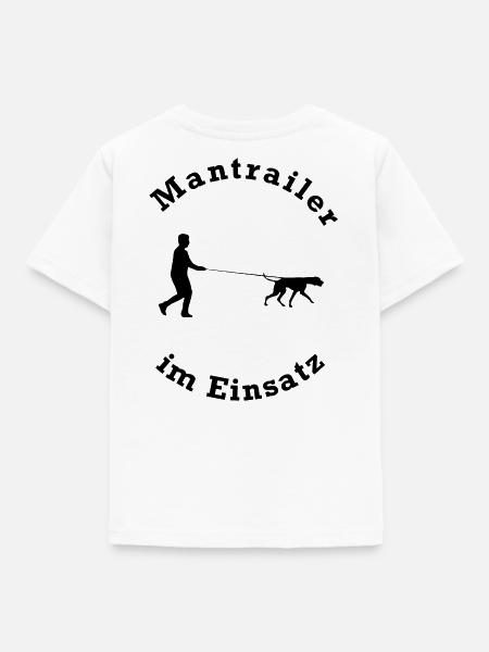 MANTRAILER IM EINSATZ - Kinder T-Shirt - Weiß
