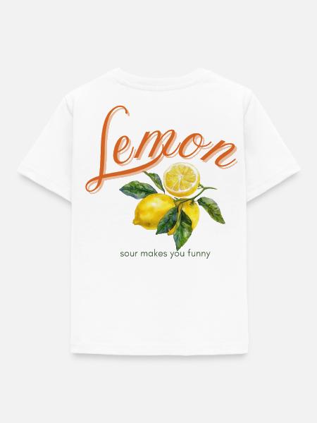 Lemon - Kinder T-Shirt - Weiß