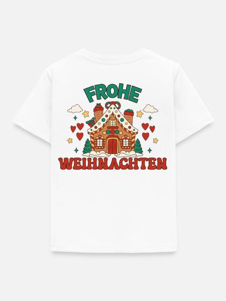 Frohe Weihnachten - Kinder T-Shirt - Weiß