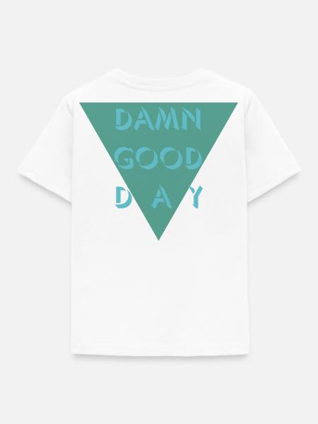 Damn Good Day  - Kinder T-Shirt - Weiß